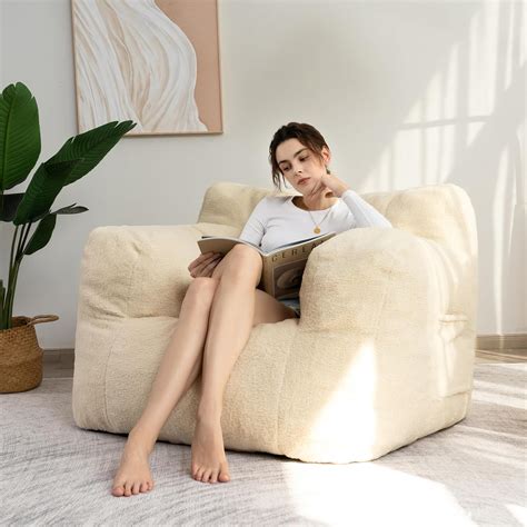 Maxyoyo Giant Bean Bag Chair For Adults X X Cm Big Comfy