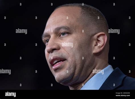 United States House Minority Leader Hakeem Jeffries Democrat Of New