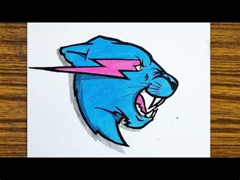 Mr Beast Logo Mr Beast Drawing How To Draw Mr Beast Logo Easy To