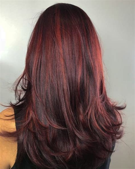 Dictadura espía Orgulloso brown hair with red highlights Repegar aceleración Credo