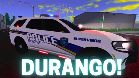 Patrolling With The Dodge Durango Roblox Erlc Youtube