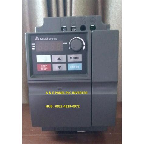 Jual Inverter Delta Vfd015El21A 1Phase 1 5Kw 1 5Kw 2Hp 220V Jakarta