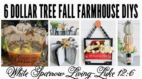 6 QUICK AND EASY DOLLAR TREE DIYS FOR FALL FINAL FALL EPISODE OF 2020