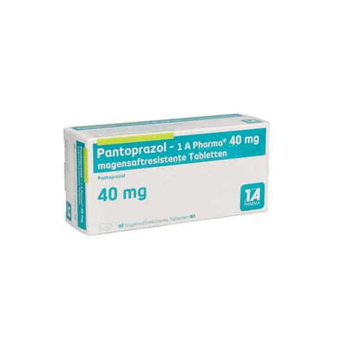 Pantoprazol 1a Pharma 40mg 98 Stk Online Kaufen