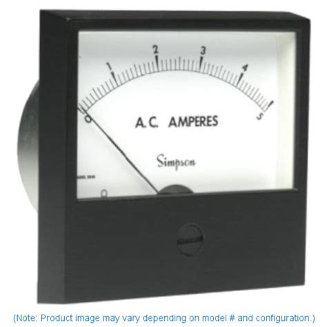 Simpson Electric Century Style Analog Panel Meter Ac Volt Meters Ram Meter Inc