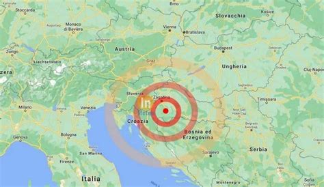 Terremoto In Croazia Avvertita Forte Scossa Anche In Italia