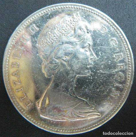 Moneda De Plata Canada Dollar Elizabeth Ii A Vendido En Venta