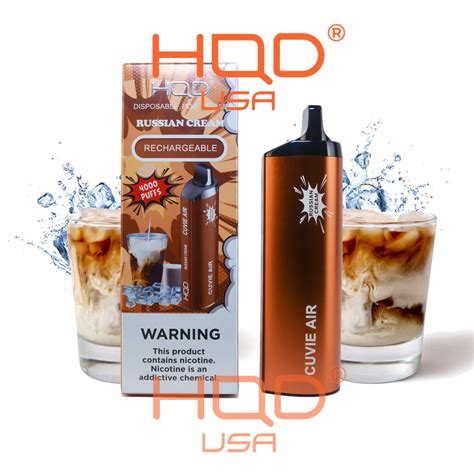 Hqd Cuvie Air Disposable Vape 5 Nicotine 4000 Puffs All Week