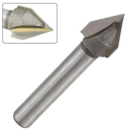 GLFSIL 6x10mm 60 Degree V Shape Milling Cutter Chamfer End Mills