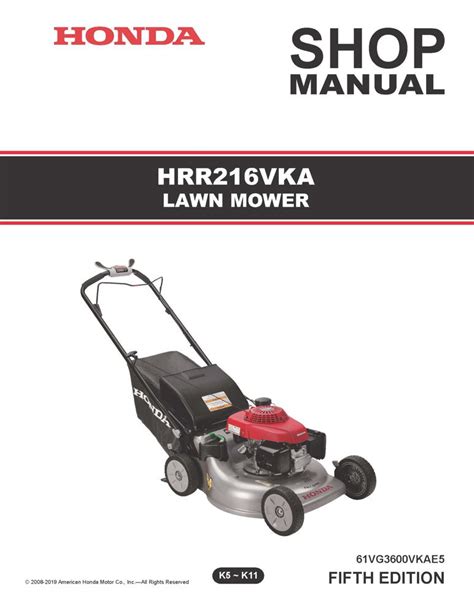 Honda Lawn Mower Parts Hrr Vka