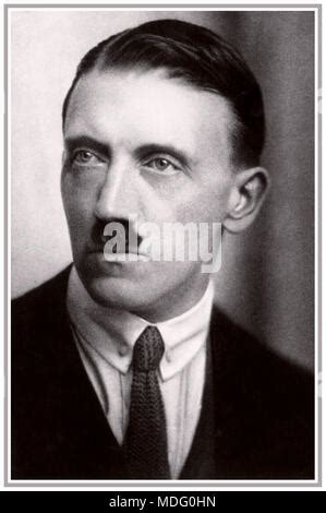 Adolf Hitler Formal Studio Portrait S B W Studio Posed Portrait