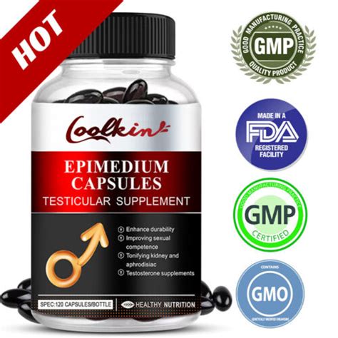 Epimedium Mg Horny Goat Weed Energy Endurance Testosterone