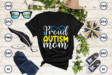 Proud Autism Mom Svg Vector Cut Files Graphic By Artunique24 · Creative