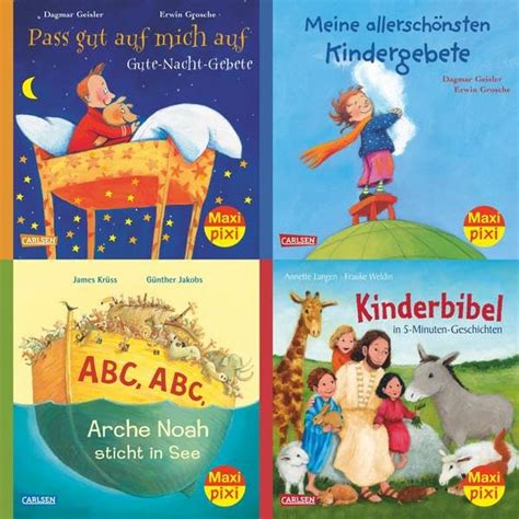 Maxi Pixi Serie Nr 59 4er Bundle schönsten Bibelgeschichten und