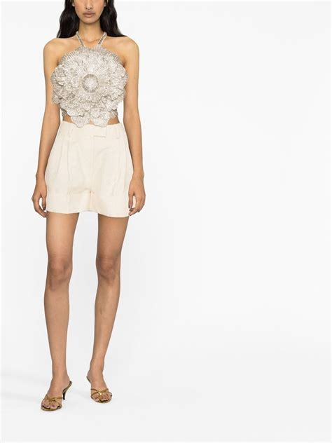 Loulou High Waisted Tailored Shorts Farfetch