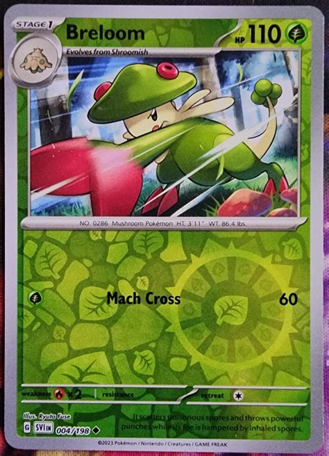 Breloom Reverse Holo 4 Prices Pokemon Scarlet Violet Pokemon Cards