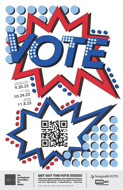 Aiga Get Out The Vote Poster Design On Behance