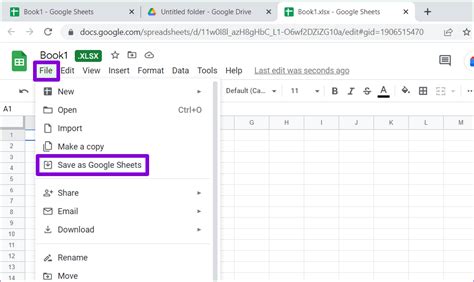 Comment Convertir Une Feuille De Calcul Excel En Un Document Google