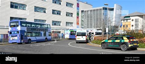 Bus Stop And Out Patient Private Ambulance Parking Entrance To Nhs