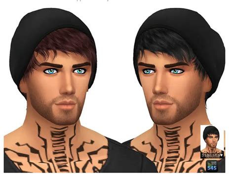 Simista Stealthic S Psycho Hair Retextured Sims 4 Hairs