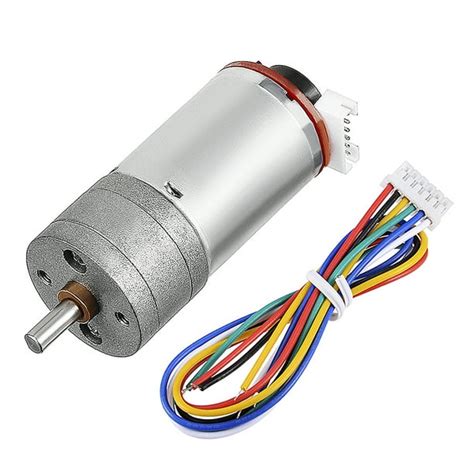 21.3:1 Gear Motor with Encoder DC 12V 201RPM - Walmart.com - Walmart.com