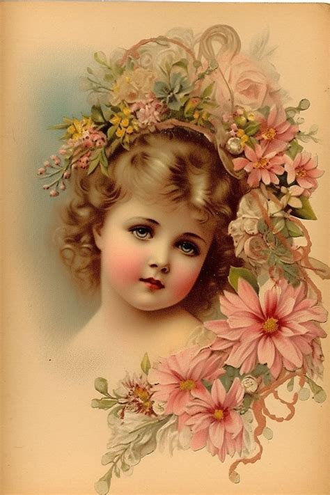 Vintage Lockscreen In 2023 Vintage Flower Prints Vintage Illustration Vintage Cards