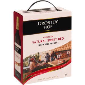 Drostdy Hof Natural Sweet Red Wine Box L Offer At Shoprite Liquor