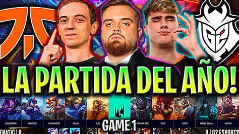 IBAI CASTEA LA MEJOR PARTIDA DE LA HISTORIA FNC Vs G2 Game 1 FINAL