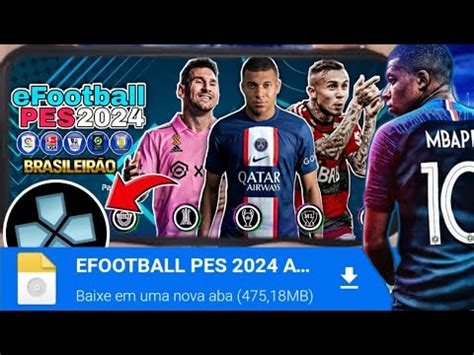 Saiu Novo Efootball Ppsspp Brasileir O E Europeu Leve Narra O