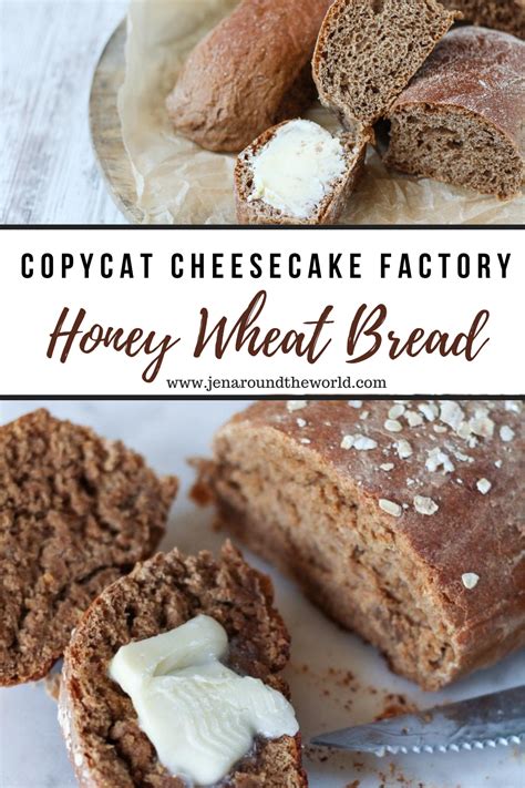 Copycat Cheesecake Factory Honey Wheat Bread Recipe Honey Wheat Bread Homemade Recipes Baking