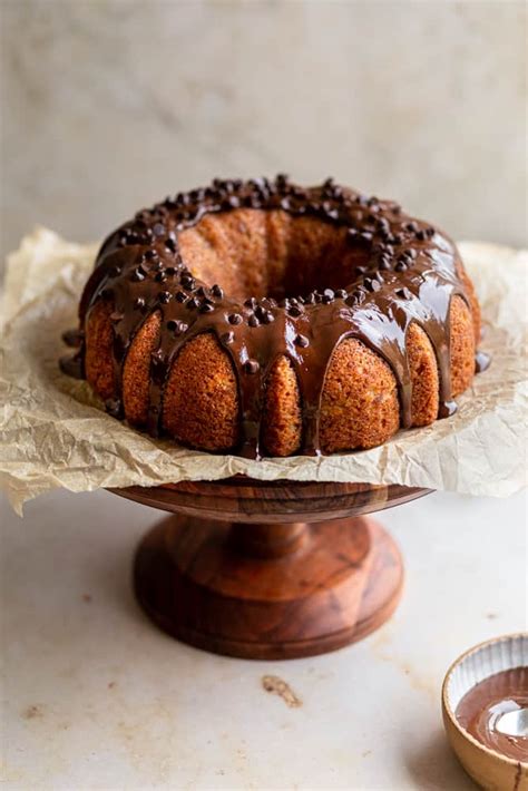 Moist And Easy Banana Bundt Cake Frosting And Fettuccine