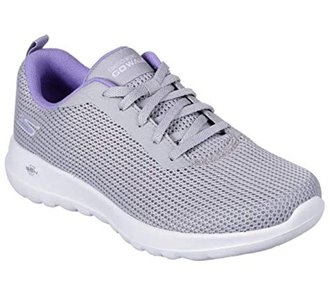 Skechers GO Walk Joy Upturn Womens Sneakers Gray Purple 9 5 Walmart