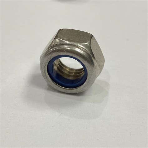 Stainless Steel Nylon Insert Lock Nut For Anti Vibration Din Metric