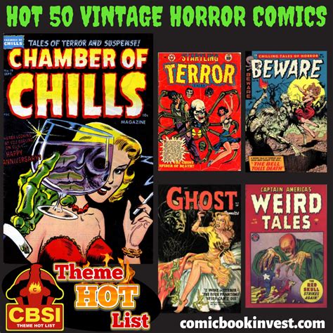 Hot 50 Killer Vintage Horror Comic Book Covers | CBSI Comics