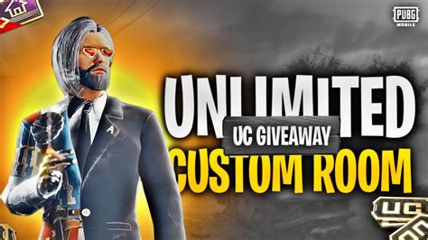 Unlimited Custom Room Uc Giveaway Rp Giveaway On Live Stream Pubg