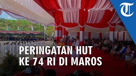 Upacara Peringatan Hut Ke Ri Di Maros Tribun Video