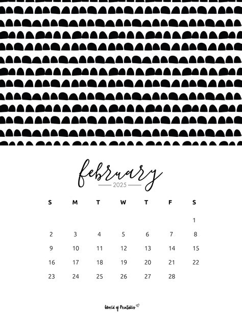 February 2025 Calendars Free Printables World Of Printables