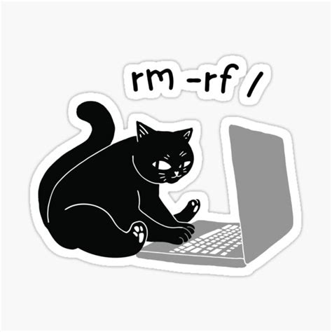 "Funny Cat Typing on laptop computer" Sticker for Sale by mamanicas ...