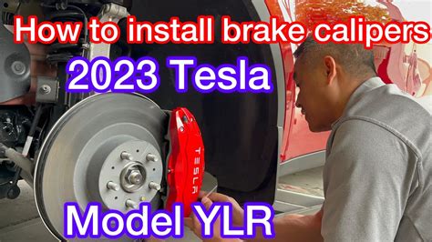 How To Install Tesritar 2022 2023 Caliper Covers On Tesla Model Y Long