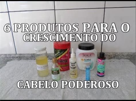 6 PRODUTOS PODEROSOS PARA ACELERAR O CRESCIMENTO DO CABELO YouTube