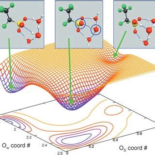 Free Energy Surface FES Showing The Dynamic Equilibrium Between The