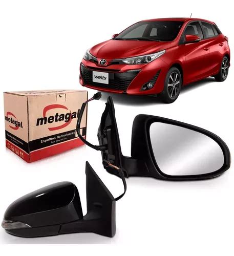 Retrovisor Toyota Yaris Original Metagal