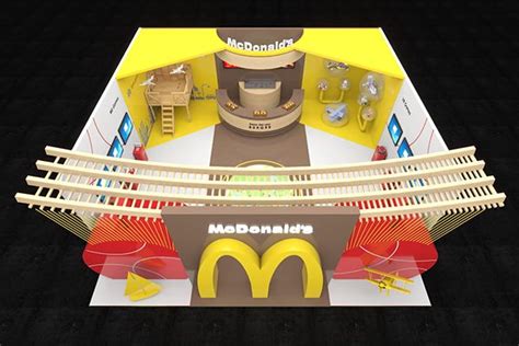 Mcdonalds Mall Event On Behance Mcdonalds Exhibition Stall