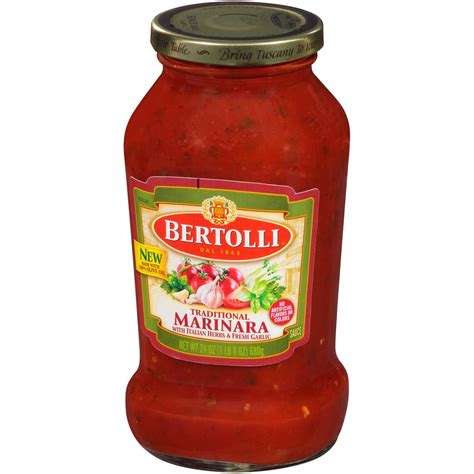 Bertolli Traditional Marinara With Italian Herbs And Fresh Garlic Sauce