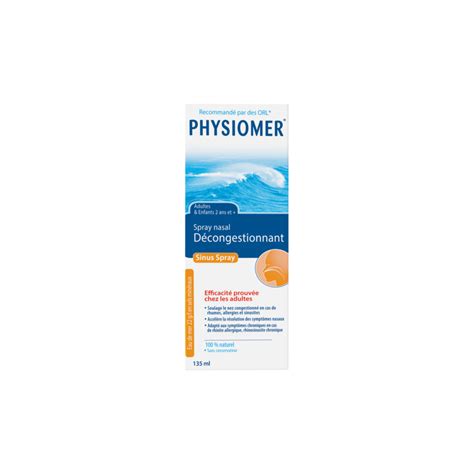 Physiomer Sinus Spray Nasal Ml Nez Gorge Pharmacodel Votre