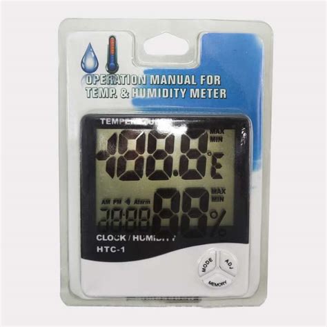 Promo Hygrometer Thermometer Htc 1 Higrometer Termometer Ruangan