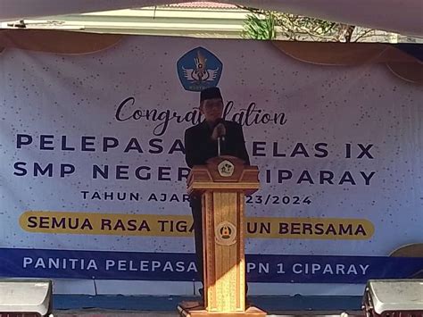 Wisuda Dan Pelepasan Siswa Siswi Kelas IX SMPN 1 Ciparay Berlangsung