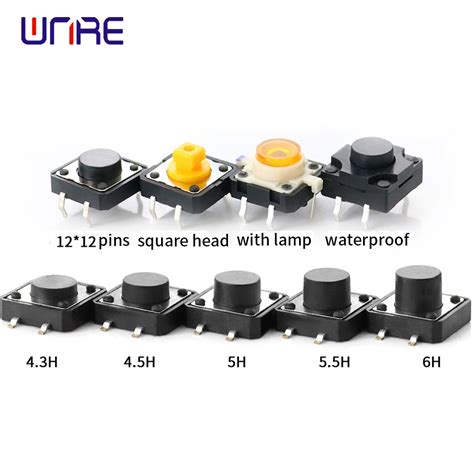 China Square Head Tact Switch X Mm Smd Pins Manufacturer And