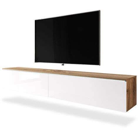 Selsey Kane Mueble De Tv De Pie Colgante Cm Roble Wotan