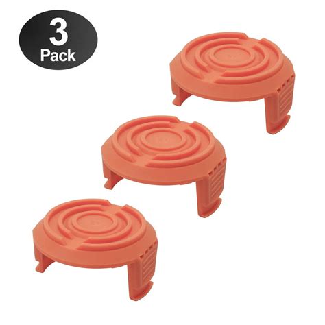 wonuu 3 Pack Trimmer Spool Cap Fit Worx Weed Eater String Cover Parts ...